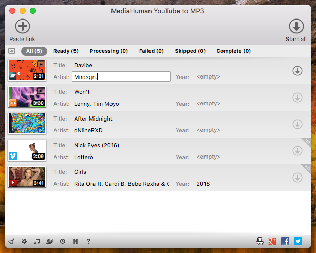 mediahuman youtube to mp3 for mac